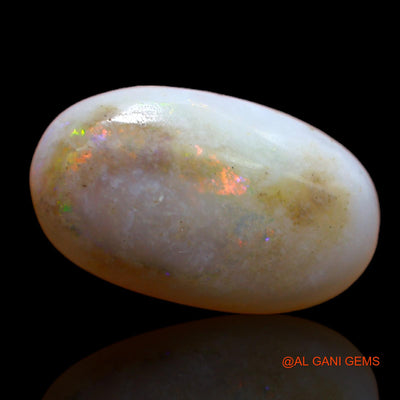5.20 Cts Natural Australian Fire Opal Oval Cabochon Loose Gemstone For Jewelry 17x10x4 mm AB-133