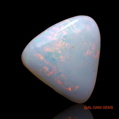 5.35 Cts Natural Australian Fire Opal Loose Gemstone Trillion Cabochon 14x12x5 mm AB-137