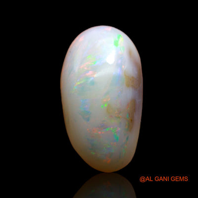 5.20 Cts Natural Australian Fire Opal Oval Cabochon Loose Gemstone For Jewelry 16x9x6 mm AB-138
