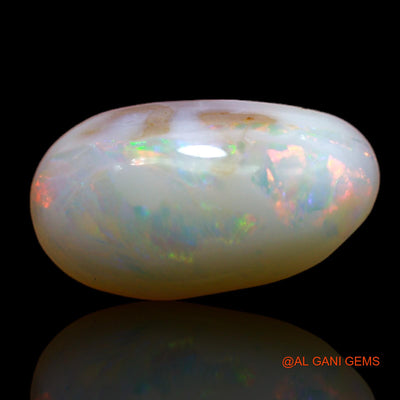 5.20 Cts Natural Australian Fire Opal Oval Cabochon Loose Gemstone For Jewelry 16x9x6 mm AB-138