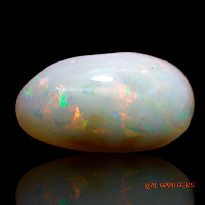 5.20 Cts Natural Australian Fire Opal Oval Cabochon Loose Gemstone For Jewelry 16x9x6 mm AB-138
