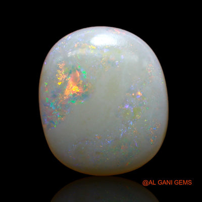4.65 Cts Natural Australian Fire Opal Loose Gemstone Oval Cabochon 14x12x3 mm AB-139