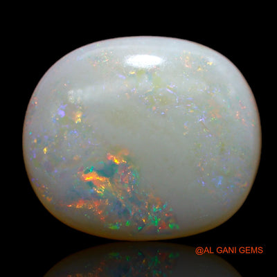 4.65 Cts Natural Australian Fire Opal Loose Gemstone Oval Cabochon 14x12x3 mm AB-139