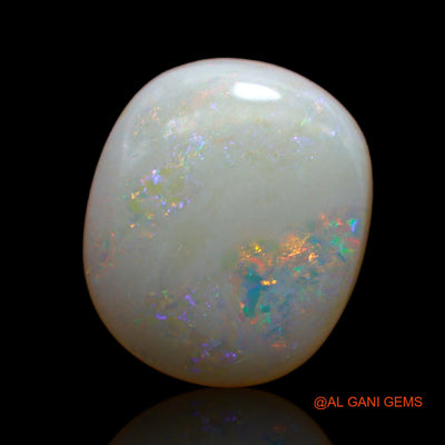 4.65 Cts Natural Australian Fire Opal Loose Gemstone Oval Cabochon 14x12x3 mm AB-139