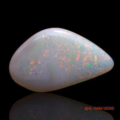 2.85 Cts Natural Australian Fire Opal Loose Gemstone Fancy Cabochon 17x9x2 mm AB-140
