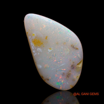 2.85 Cts Natural Australian Fire Opal Loose Gemstone Fancy Cabochon 17x9x2 mm AB-140