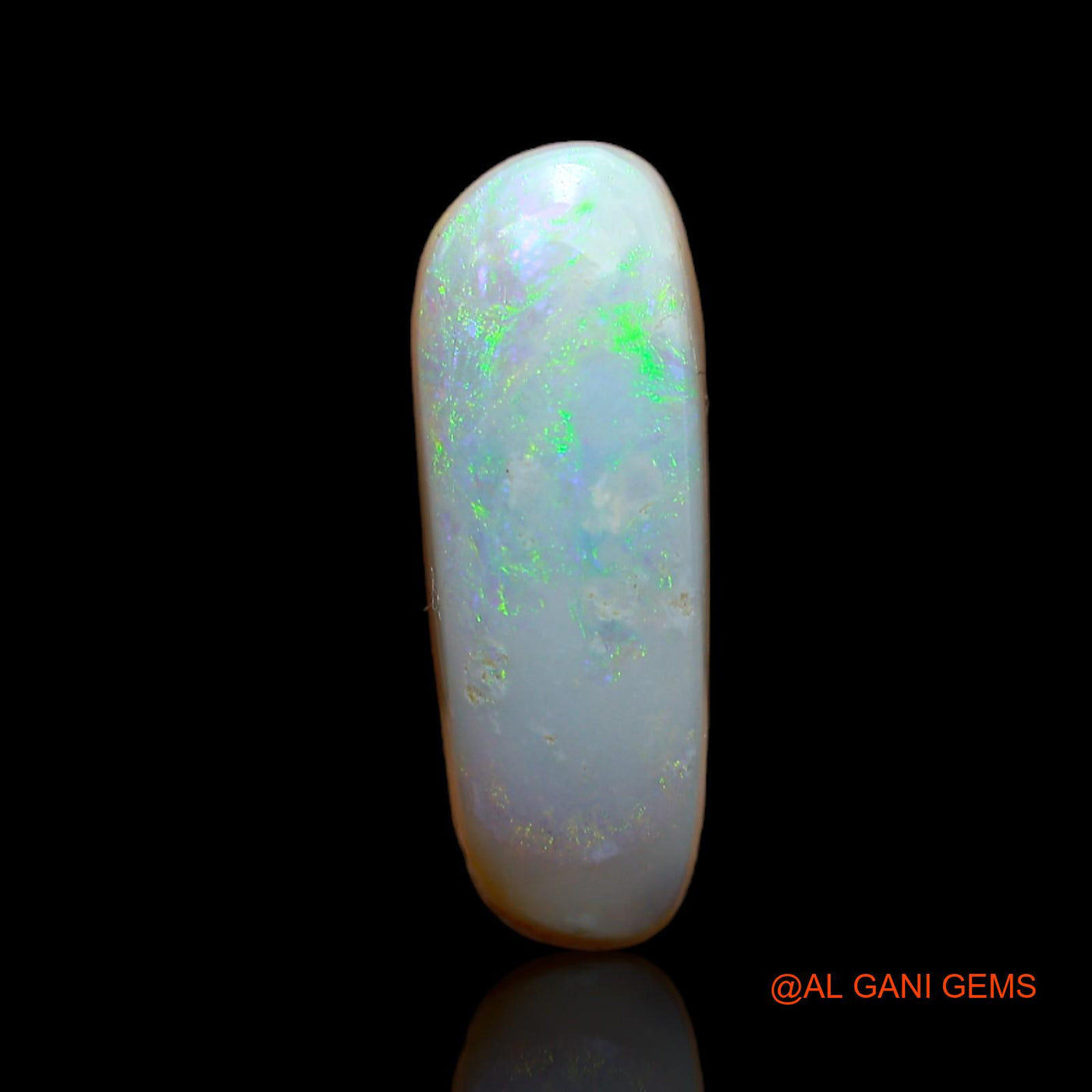6.20 Cts Unheated Australian Fire Opal Loose Gemstone Fancy Cabochon Natural 19x7x5 mm AB-144