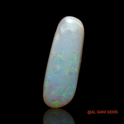 6.20 Cts Unheated Australian Fire Opal Loose Gemstone Fancy Cabochon Natural 19x7x5 mm AB-144