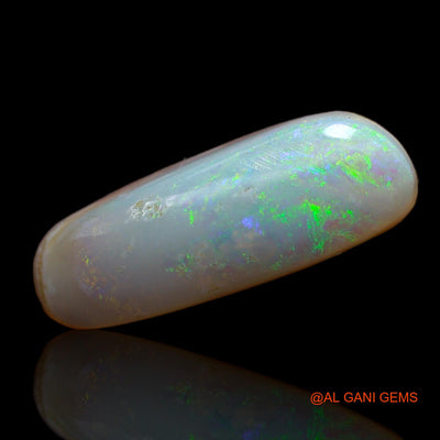 6.20 Cts Unheated Australian Fire Opal Loose Gemstone Fancy Cabochon Natural 19x7x5 mm AB-144