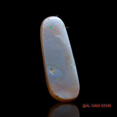 6.20 Cts Unheated Australian Fire Opal Loose Gemstone Fancy Cabochon Natural 19x7x5 mm AB-144