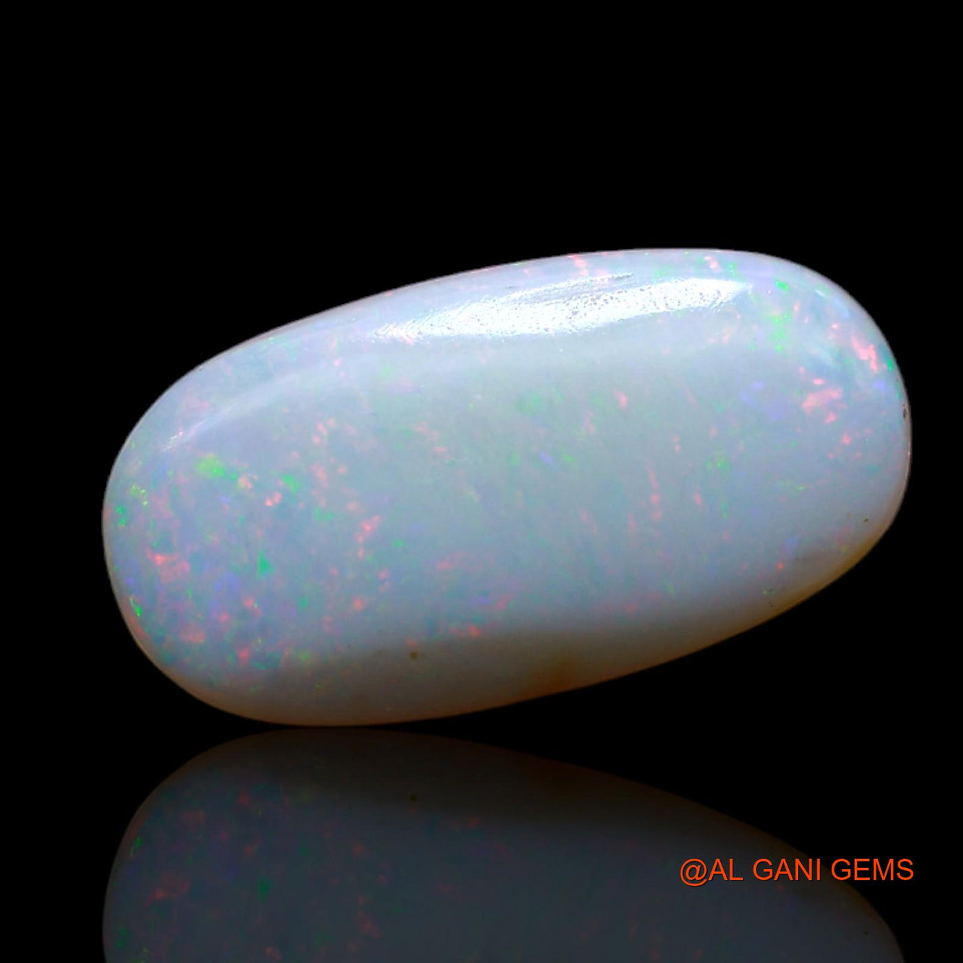 2.70 Cts Unheated Australian Fire Opal Loose Gemstone Oval Cabochon Natural 17x9x2 mm AB-146