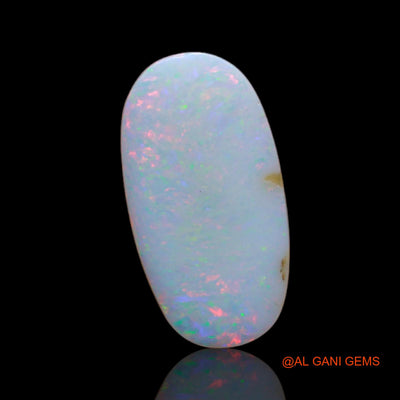 2.70 Cts Unheated Australian Fire Opal Loose Gemstone Oval Cabochon Natural 17x9x2 mm AB-146
