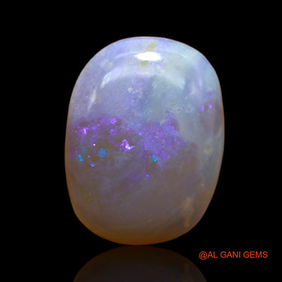 6.00 Cts Unheated Australian Fire Opal Loose Gemstone Oval Cabochon Natural 15x11x5 mm AB-147