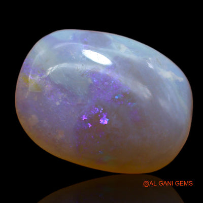 6.00 Cts Unheated Australian Fire Opal Loose Gemstone Oval Cabochon Natural 15x11x5 mm AB-147