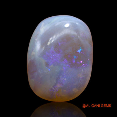 6.00 Cts Unheated Australian Fire Opal Loose Gemstone Oval Cabochon Natural 15x11x5 mm AB-147