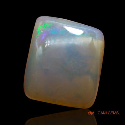 Natural Untreated Fire Opal Loose Gemstone Square Cabochon From Australia 7.40 Cts 14x12x5 mm AB-148