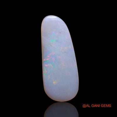 2.65 Cts Unheated Australian Fire Opal Loose Gemstone Fancy Cabochon Natural 19x8x2 mm AB-149
