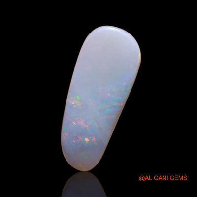2.65 Cts Unheated Australian Fire Opal Loose Gemstone Fancy Cabochon Natural 19x8x2 mm AB-149