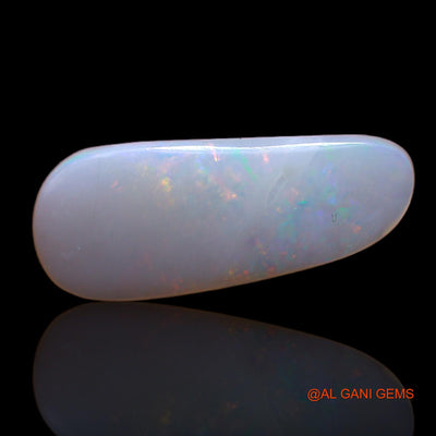 2.65 Cts Unheated Australian Fire Opal Loose Gemstone Fancy Cabochon Natural 19x8x2 mm AB-149