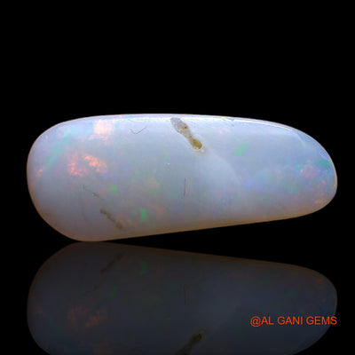 2.65 Cts Unheated Australian Fire Opal Loose Gemstone Fancy Cabochon Natural 19x8x2 mm AB-149