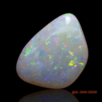 2.45 Cts Unheated Australian Fire Opal Loose Gemstone Fancy Cabochon Natural 15x11x2 mm AB-152