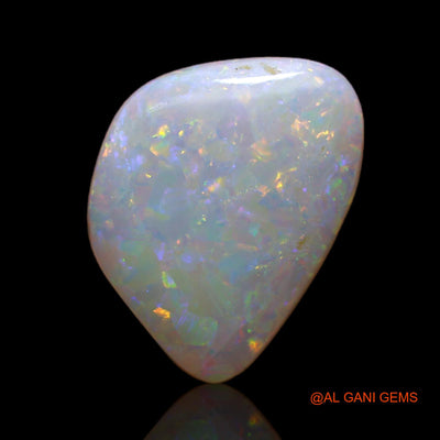 2.45 Cts Unheated Australian Fire Opal Loose Gemstone Fancy Cabochon Natural 15x11x2 mm AB-152
