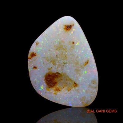 2.45 Cts Unheated Australian Fire Opal Loose Gemstone Fancy Cabochon Natural 15x11x2 mm AB-152