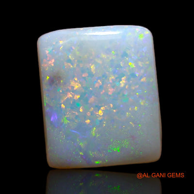 Natural Untreated Fire Opal Loose Gemstone Square Cabochon From Australia 3.50 Cts 12x10x3 mm AB-153