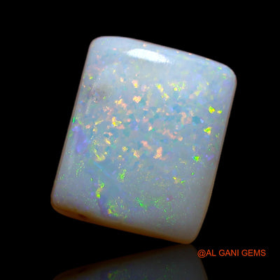 Natural Untreated Fire Opal Loose Gemstone Square Cabochon From Australia 3.50 Cts 12x10x3 mm AB-153