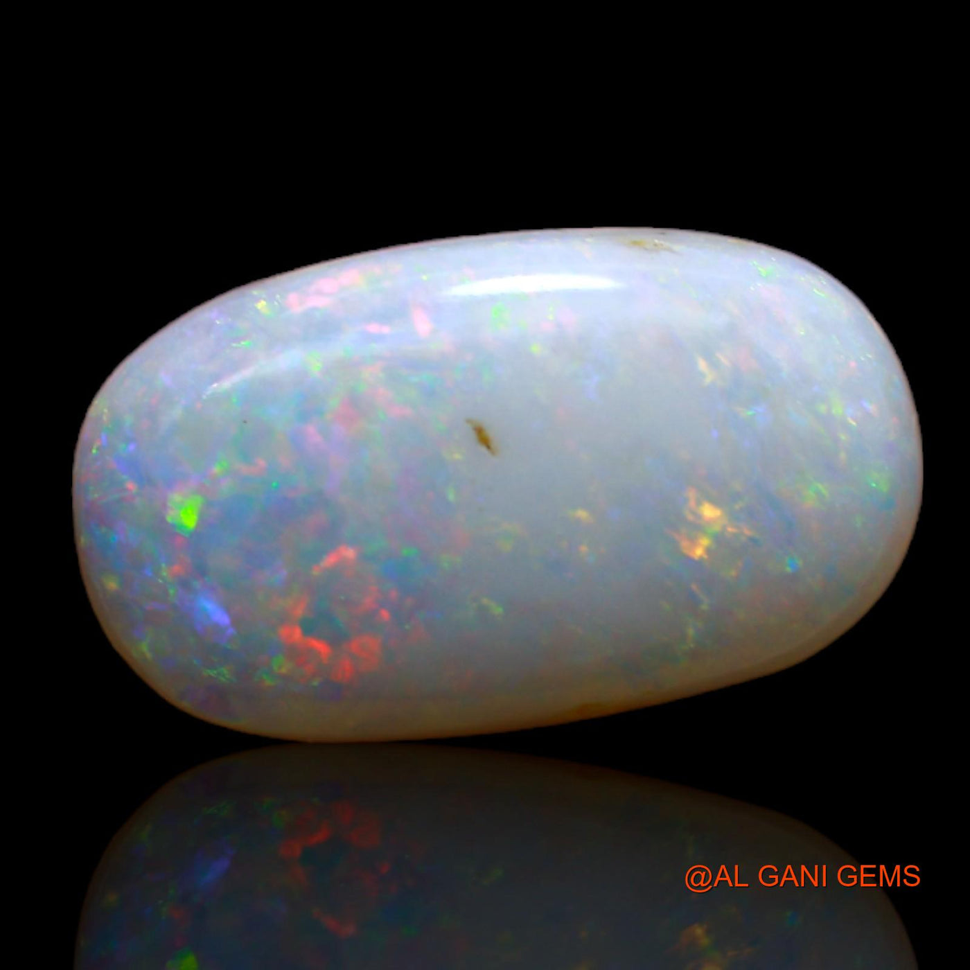 4.20 Cts Natural Australian Fire Opal Loose Gemstone Oval Cabochon 16x9x4 mm AB-154