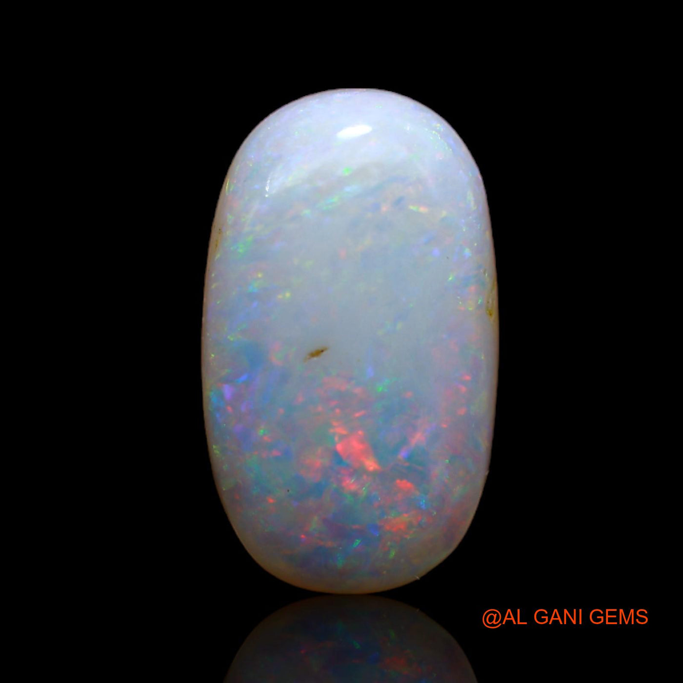 4.20 Cts Natural Australian Fire Opal Loose Gemstone Oval Cabochon 16x9x4 mm AB-154