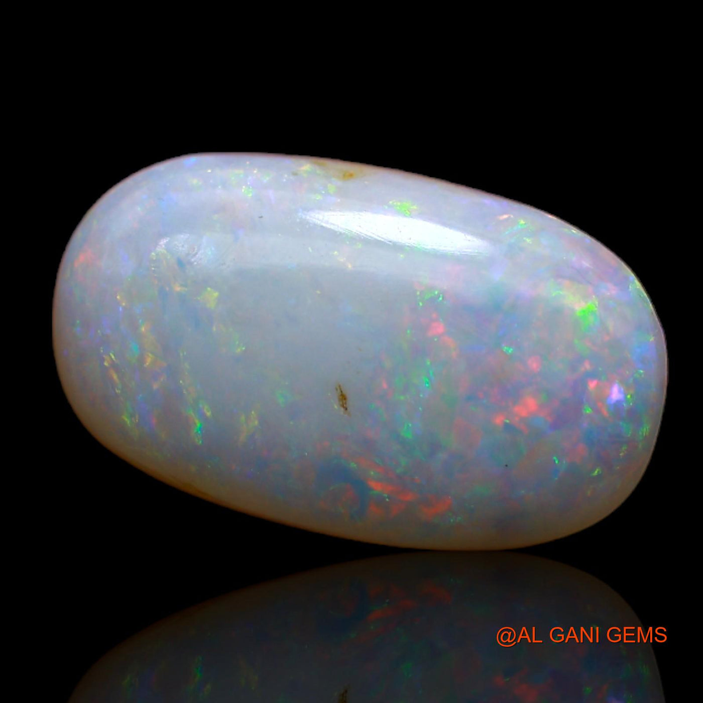4.20 Cts Natural Australian Fire Opal Loose Gemstone Oval Cabochon 16x9x4 mm AB-154