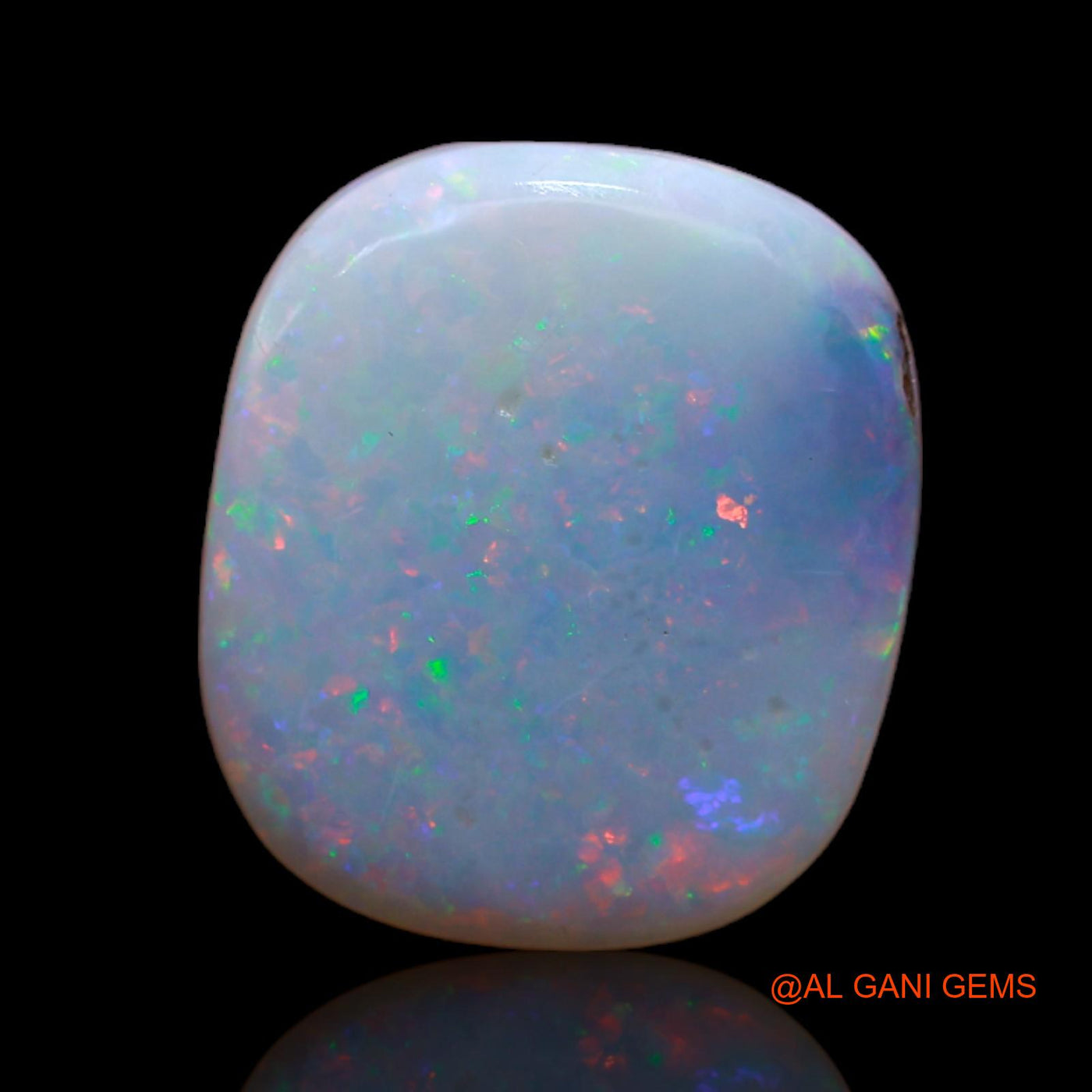 4.10 Cts Natural Australian Fire Opal Oval Cabochon Loose Gemstone For Jewelry 14x12x2 mm AB-155