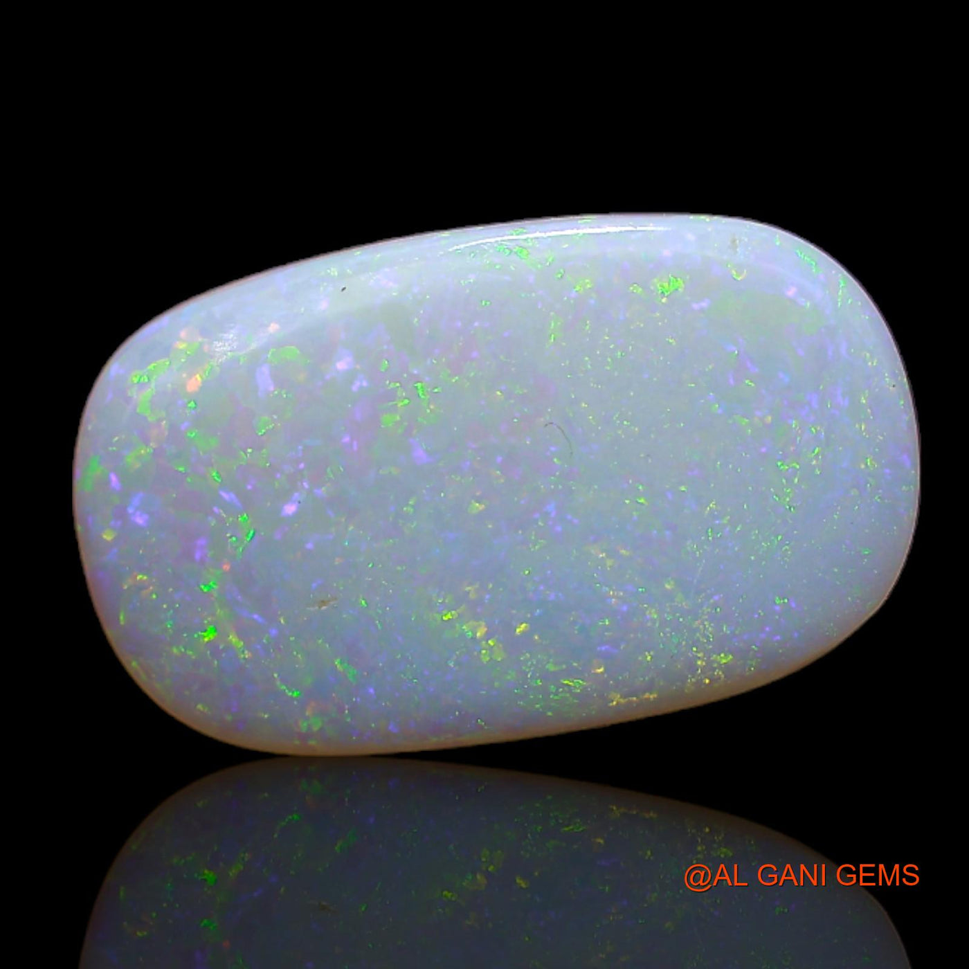 3.35 Cts Natural Australian Fire Opal Loose Gemstone Oval Cabochon 17x10x2 mm AB-156