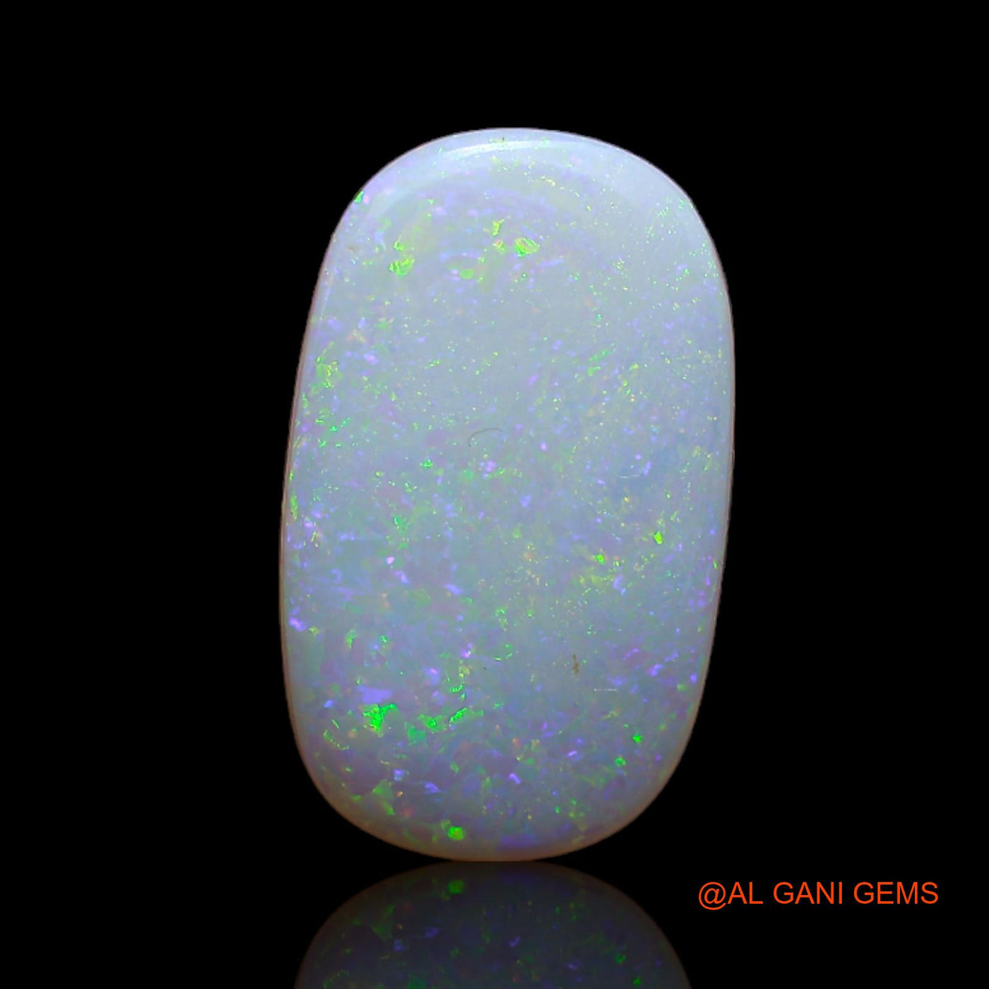 3.35 Cts Natural Australian Fire Opal Loose Gemstone Oval Cabochon 17x10x2 mm AB-156
