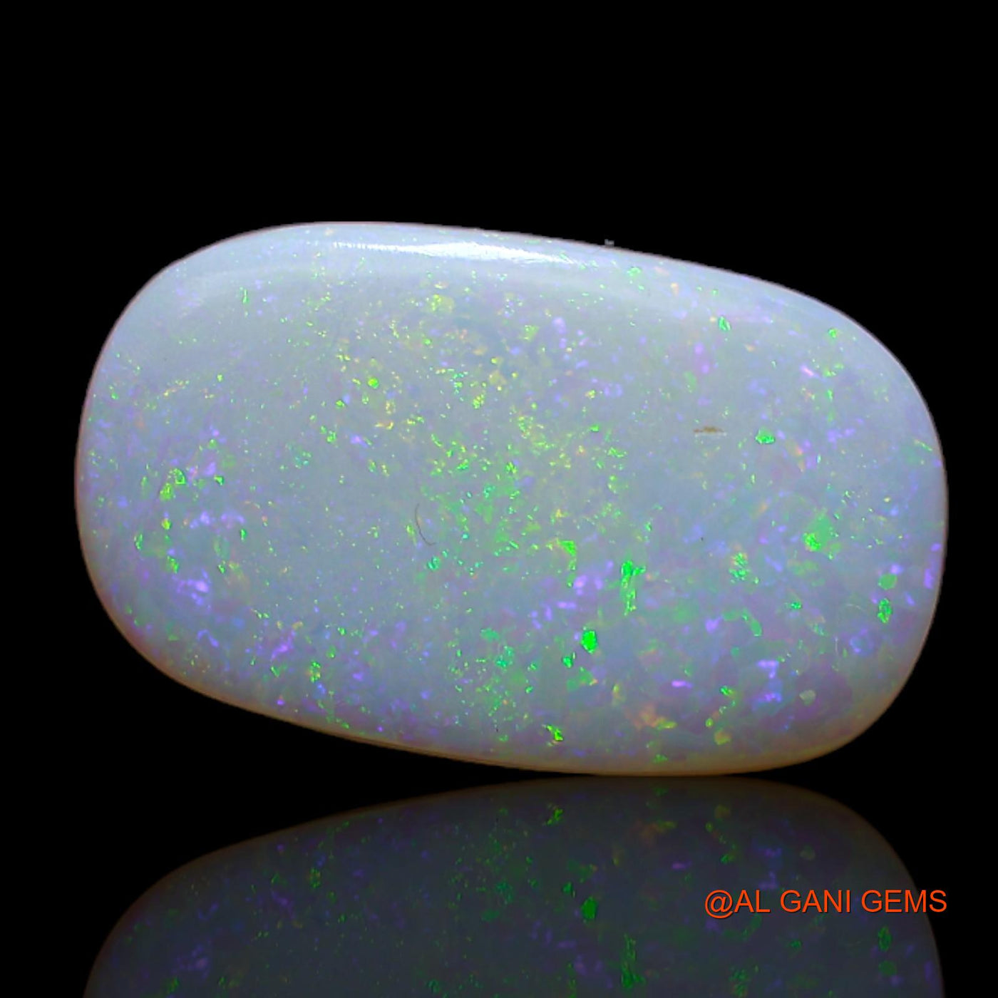 3.35 Cts Natural Australian Fire Opal Loose Gemstone Oval Cabochon 17x10x2 mm AB-156