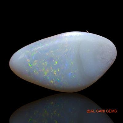 Natural Fire Opal Gemstone 3.75 Cts Loose Oval Cabochon From Australia 18x10x3 mm AB-157