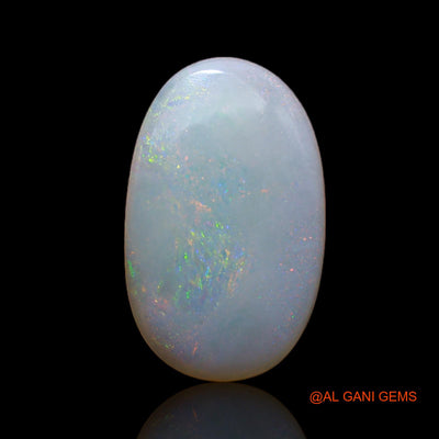 Natural Fire Opal Gemstone 3.10 Cts Loose Oval Cabochon From Australia 17x10x2 mm AB-158