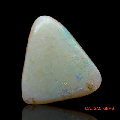 2.70 Cts Natural Australian Fire Opal Trillion Cabochon Loose Gemstone For Jewelry 12x11x3 mm AB-159