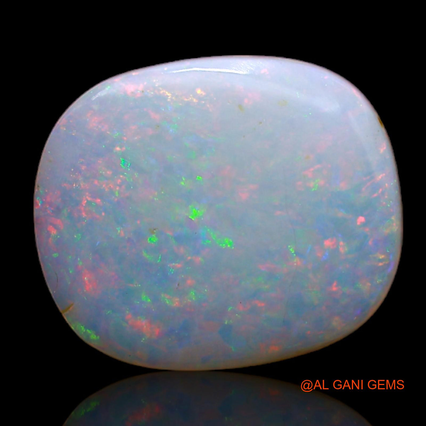 3.00 Cts Natural Australian Fire Opal Loose Gemstone Oval Cabochon 13x11x3 mm AB-160