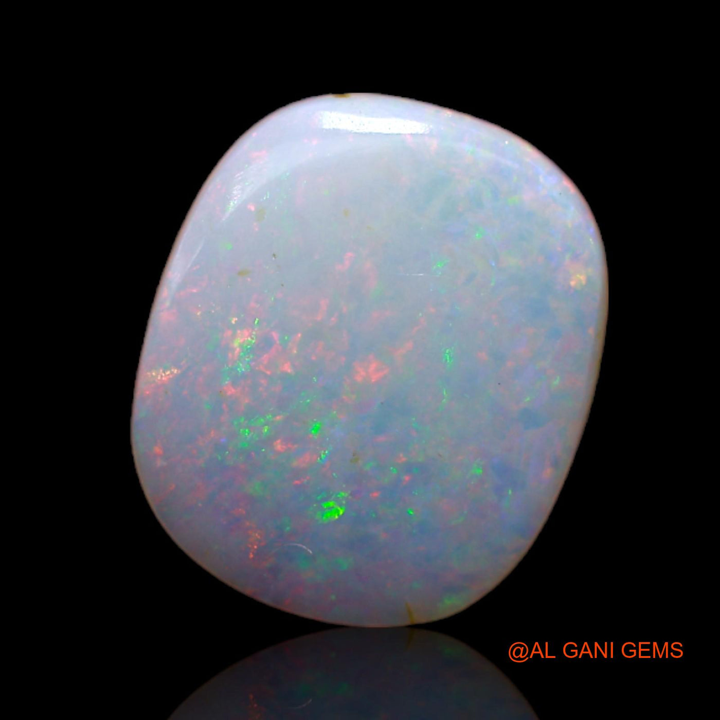 3.00 Cts Natural Australian Fire Opal Loose Gemstone Oval Cabochon 13x11x3 mm AB-160
