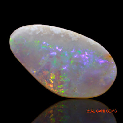 2.40 Cts Natural Australian Fire Opal Fancy Cabochon Loose Gemstone For Jewelry 17x10x1 mm AB-164