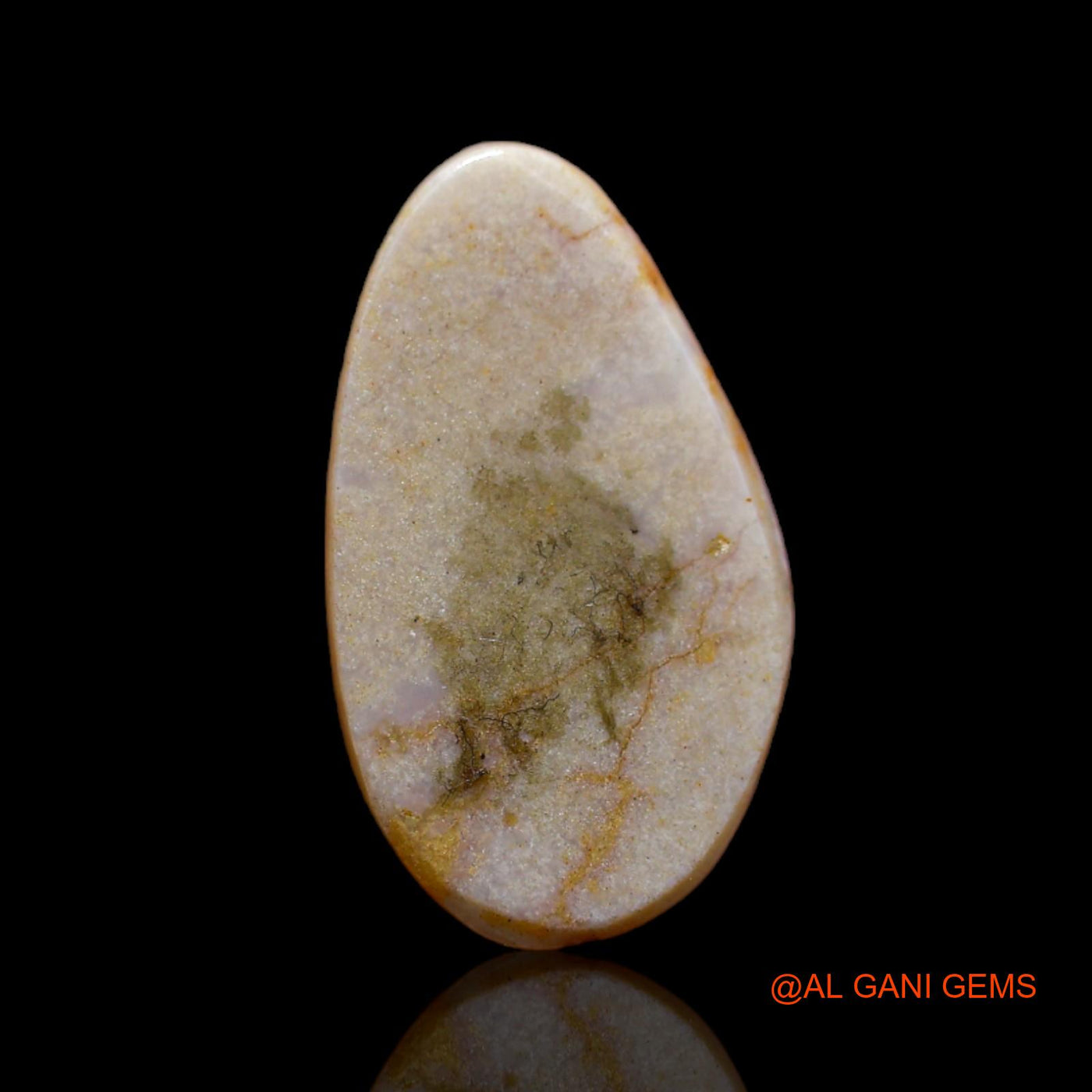 2.40 Cts Natural Australian Fire Opal Fancy Cabochon Loose Gemstone For Jewelry 17x10x1 mm AB-164