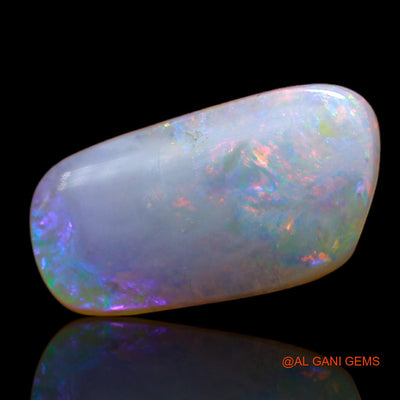 Natural Untreated Fire Opal Loose Gemstone Fancy Cabochon From Australia 3.50 Cts 16x8x3 mm AB-165