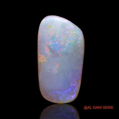 Natural Untreated Fire Opal Loose Gemstone Fancy Cabochon From Australia 3.50 Cts 16x8x3 mm AB-165