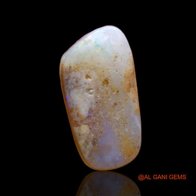 Natural Untreated Fire Opal Loose Gemstone Fancy Cabochon From Australia 3.50 Cts 16x8x3 mm AB-165