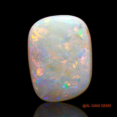 Natural Fire Opal Gemstone 3.05 Cts Loose Fancy Cabochon From Australia 12x9x3 mm AB-166