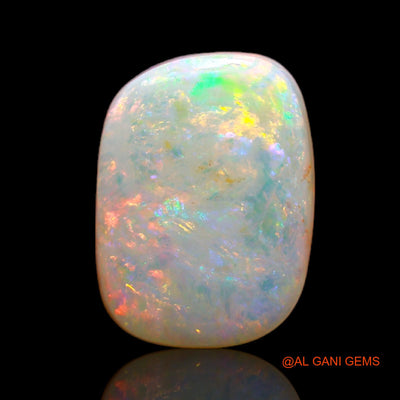 Natural Fire Opal Gemstone 3.05 Cts Loose Fancy Cabochon From Australia 12x9x3 mm AB-166