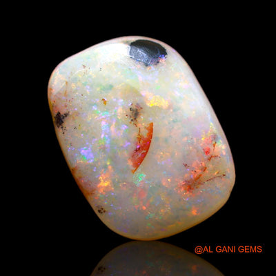 Natural Fire Opal Gemstone 3.05 Cts Loose Fancy Cabochon From Australia 12x9x3 mm AB-166