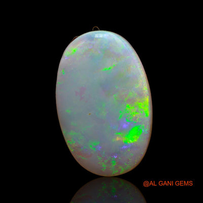 Natural Untreated Fire Opal Loose Gemstone Oval Cabochon From Australia 6.10 Cts 20x13x3 mm AB-16